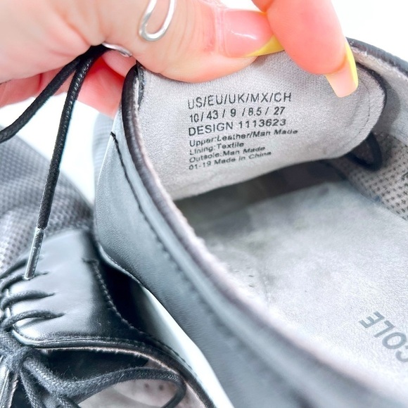 Kenneth Cole Men's Size 10 Sneaker Round Toe Perf Detail Low Top Comfortable - Picture 7 of 10